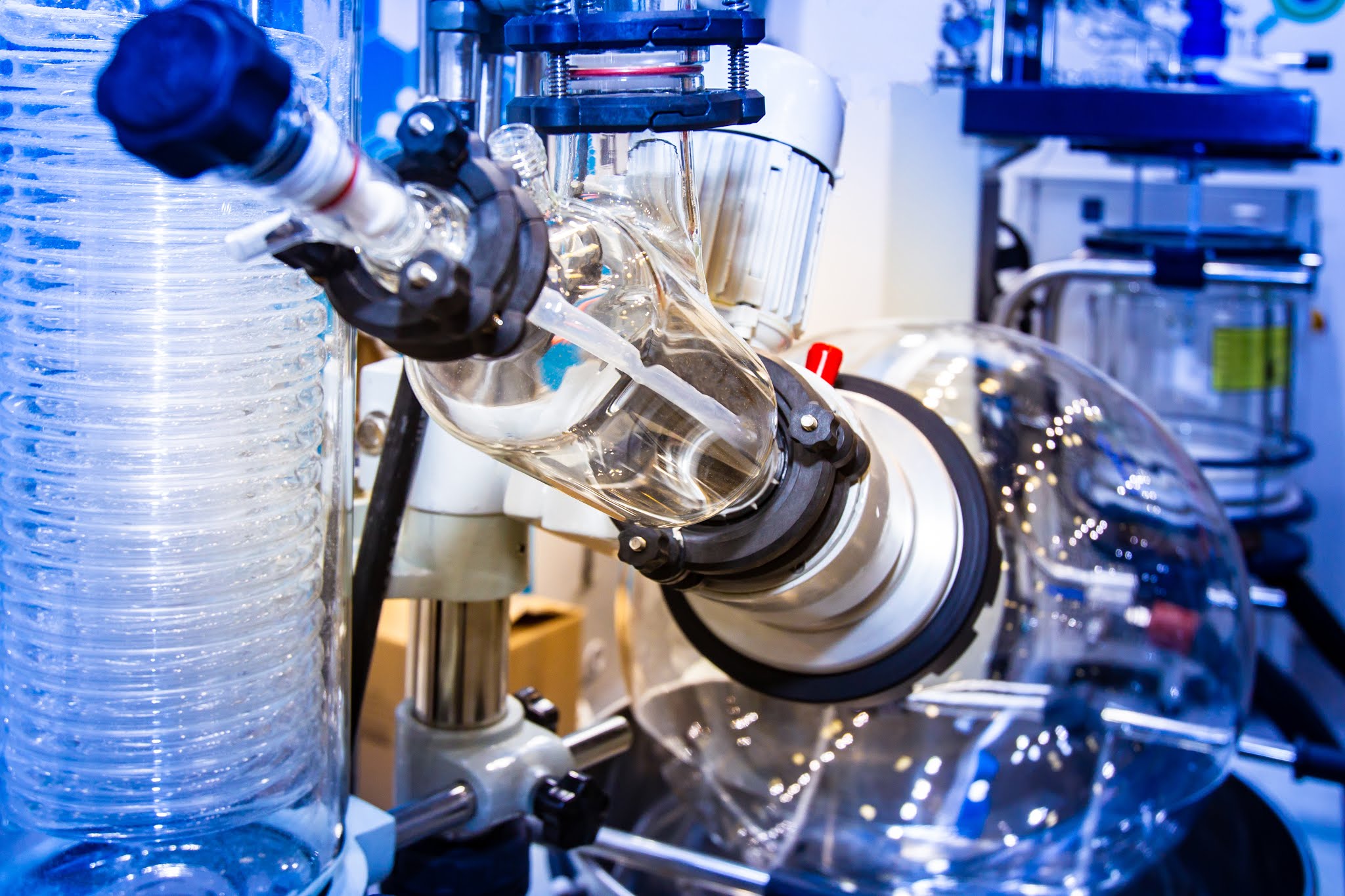 Rotary Evaporator - ElleVance Manufacturing Facility